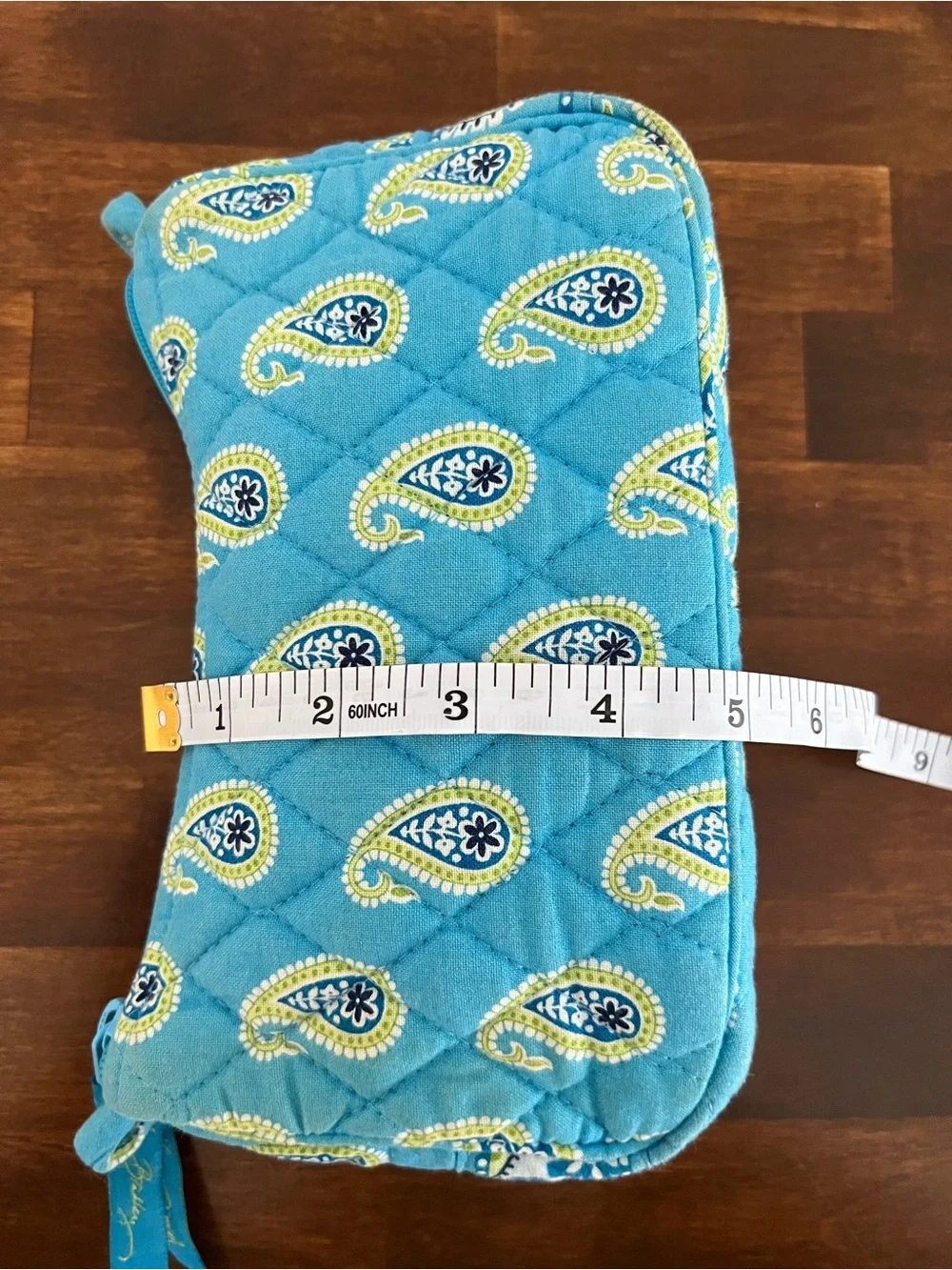 Vera Bradley Bermuda Blue “Spectator” Bag & Pouch
